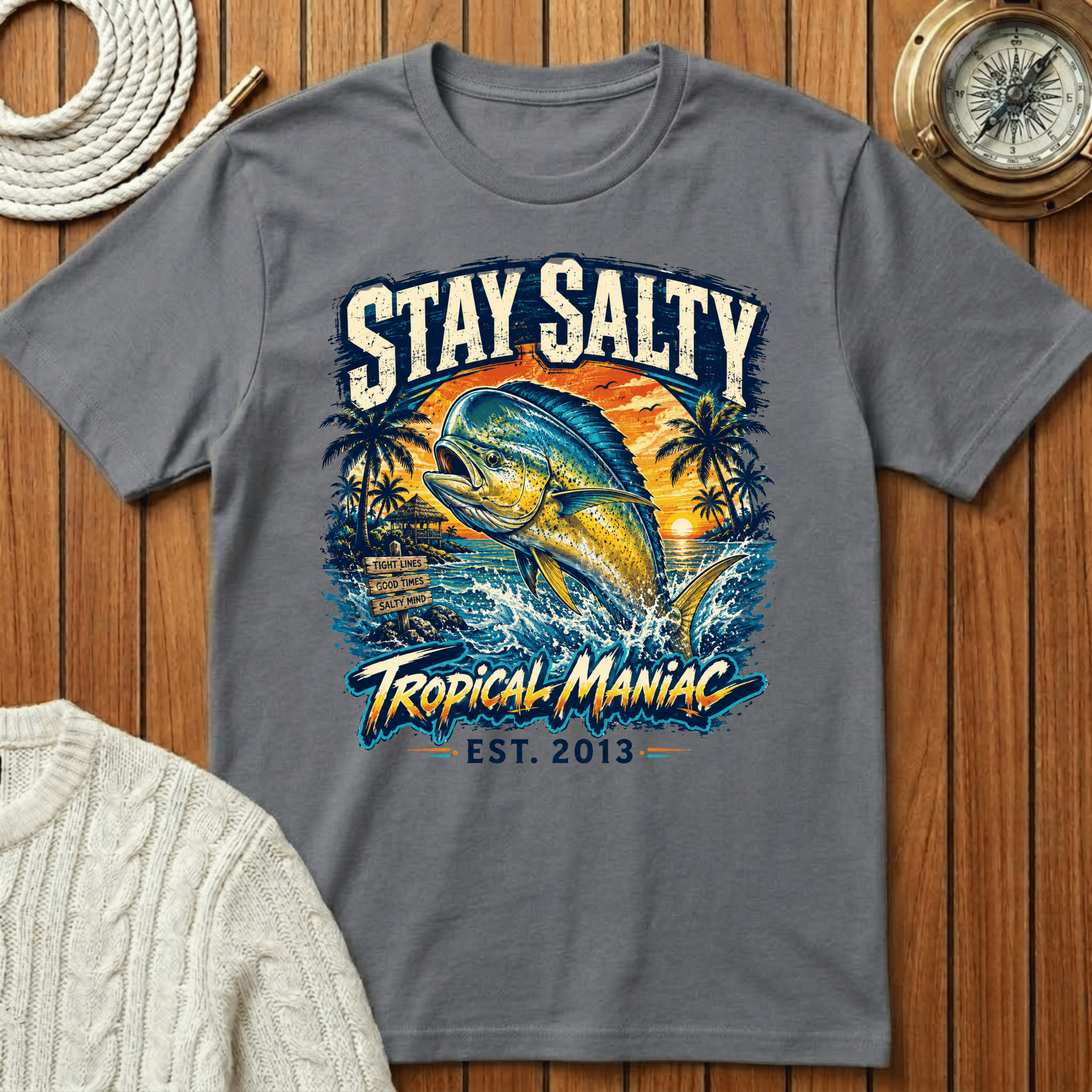 Stay Salty Fishing T-Shirt