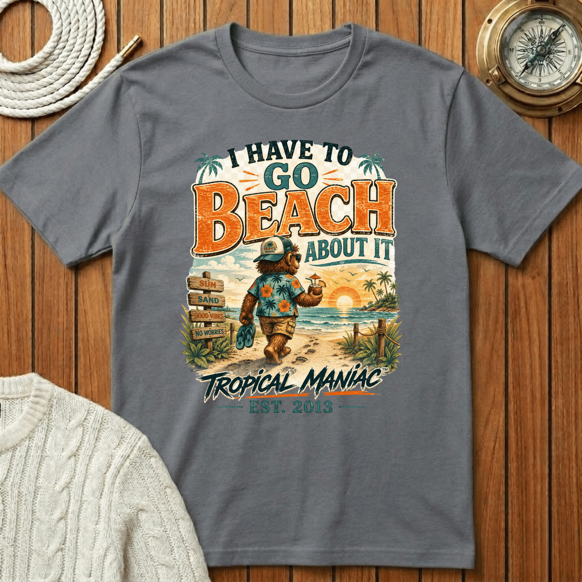 I Have To Go Beach About It T-Shirt