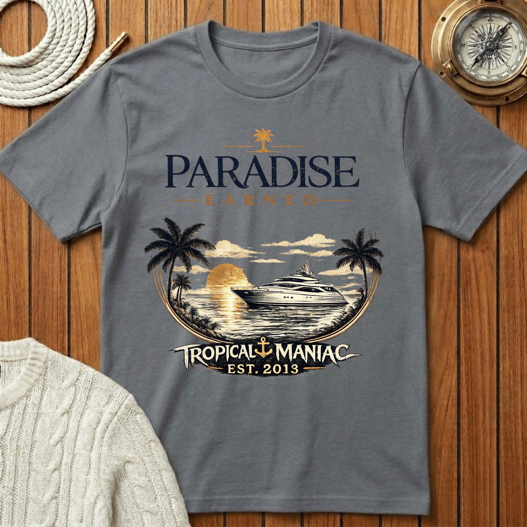 Paradise Earned Beach T-Shirt