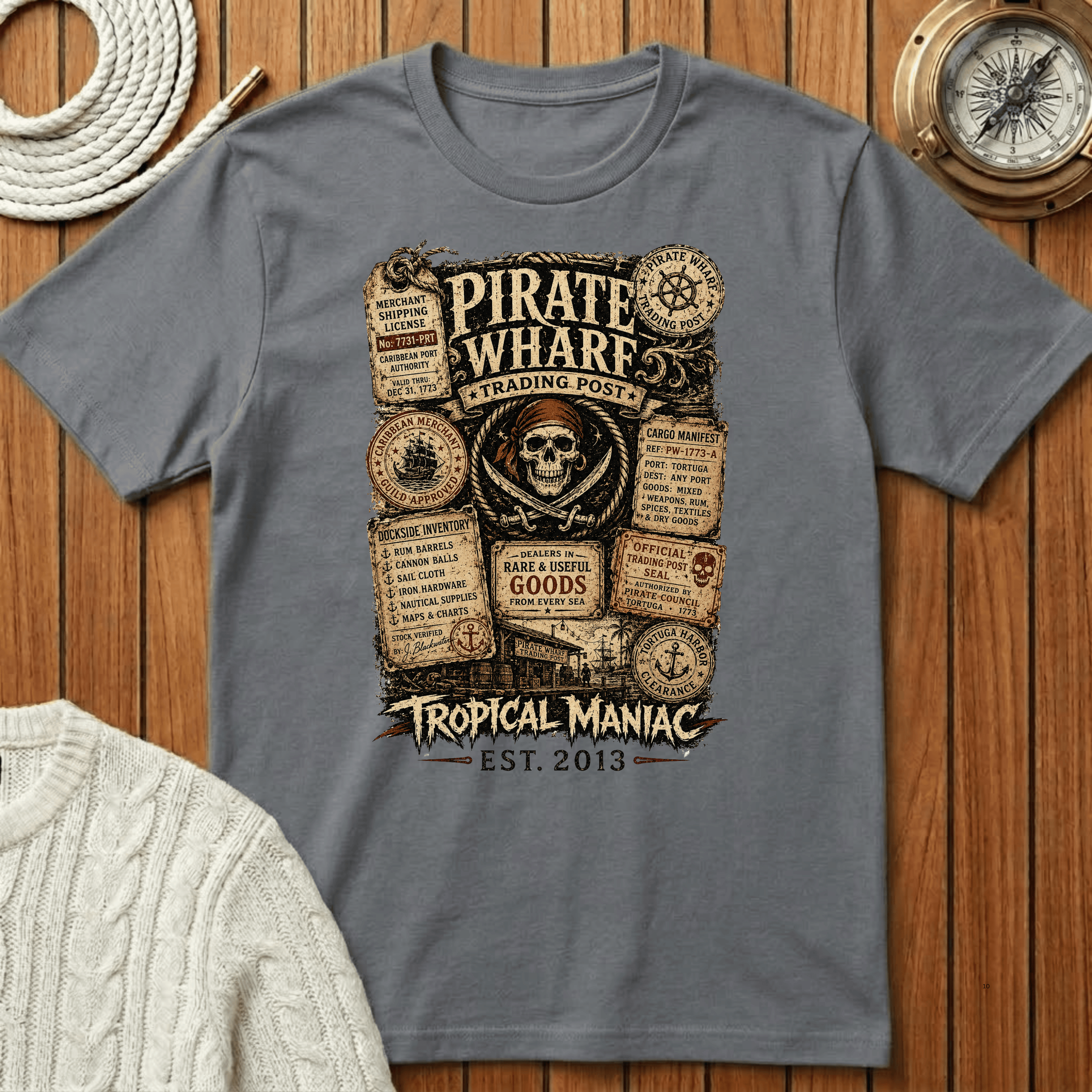 Pirate Wharf Trading Post T-Shirt