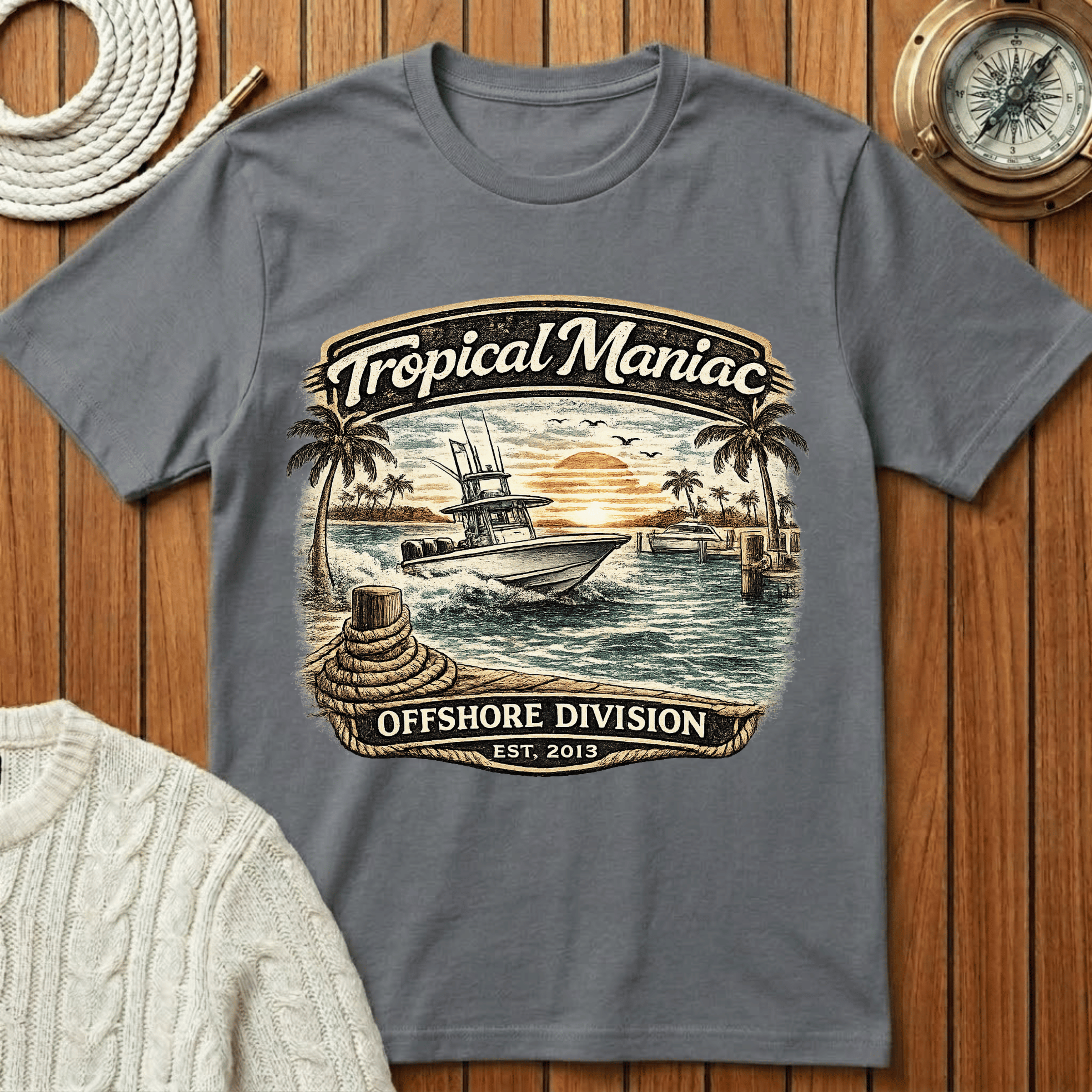 Tropical Maniac Offshore Division T-Shirt