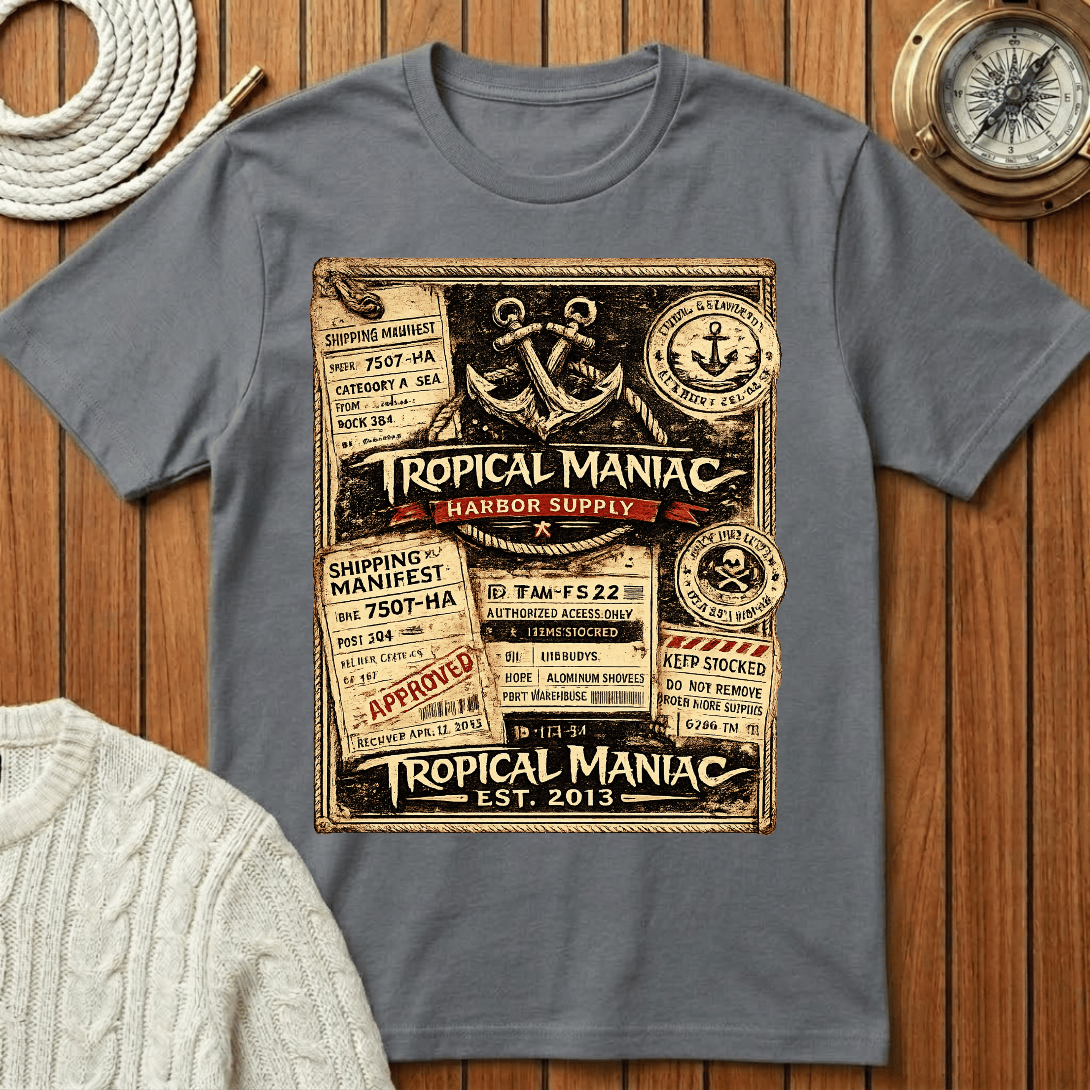 Tropical Maniac Harbor Supply T-Shirt