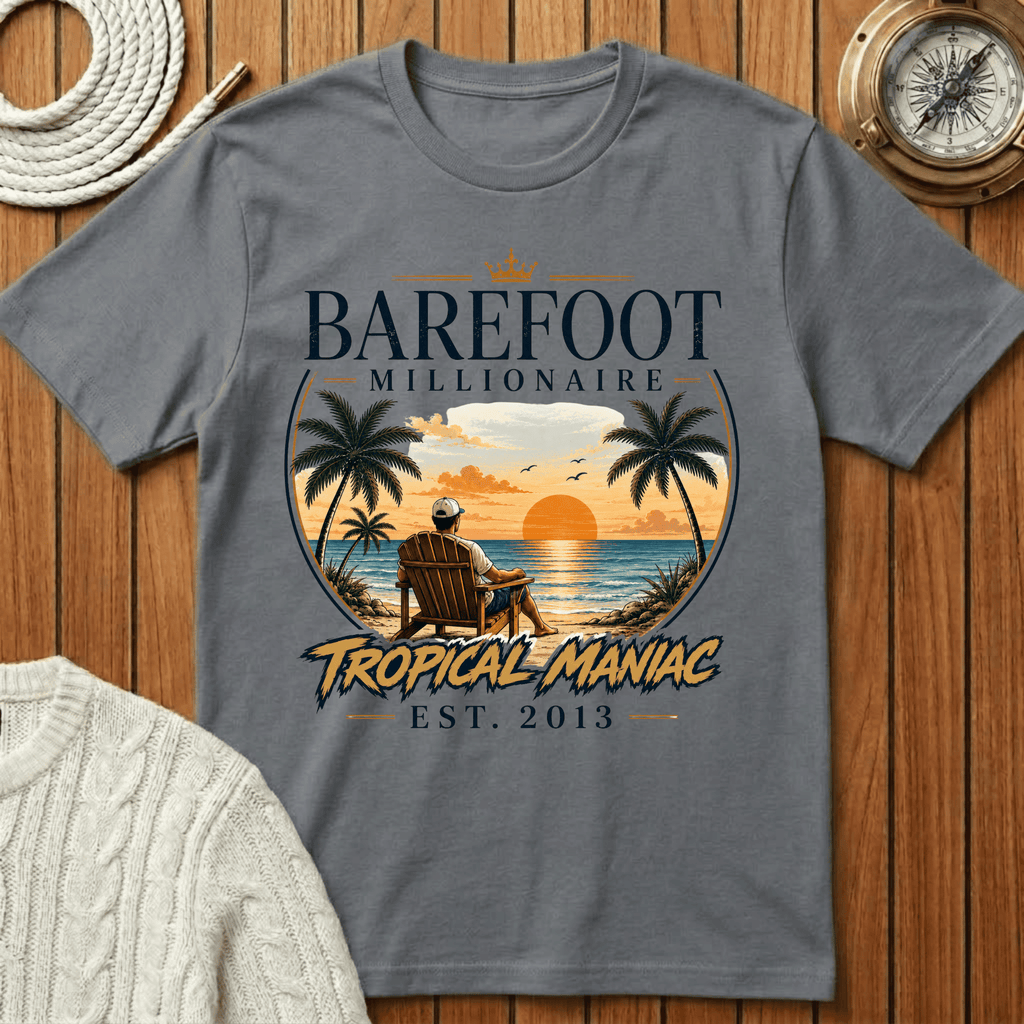 Barefoot Millionaire Sunset T-Shirt