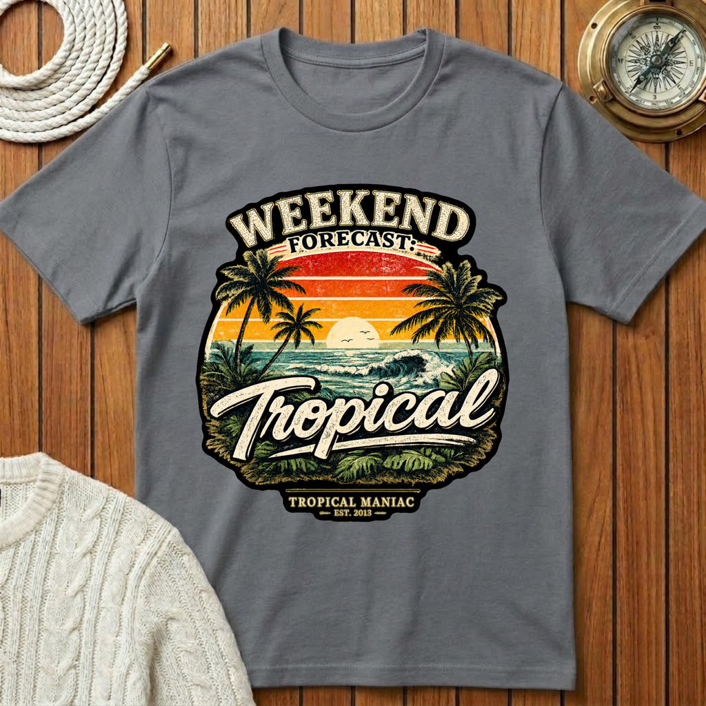 Weekend Forecast Tropical T-Shirt