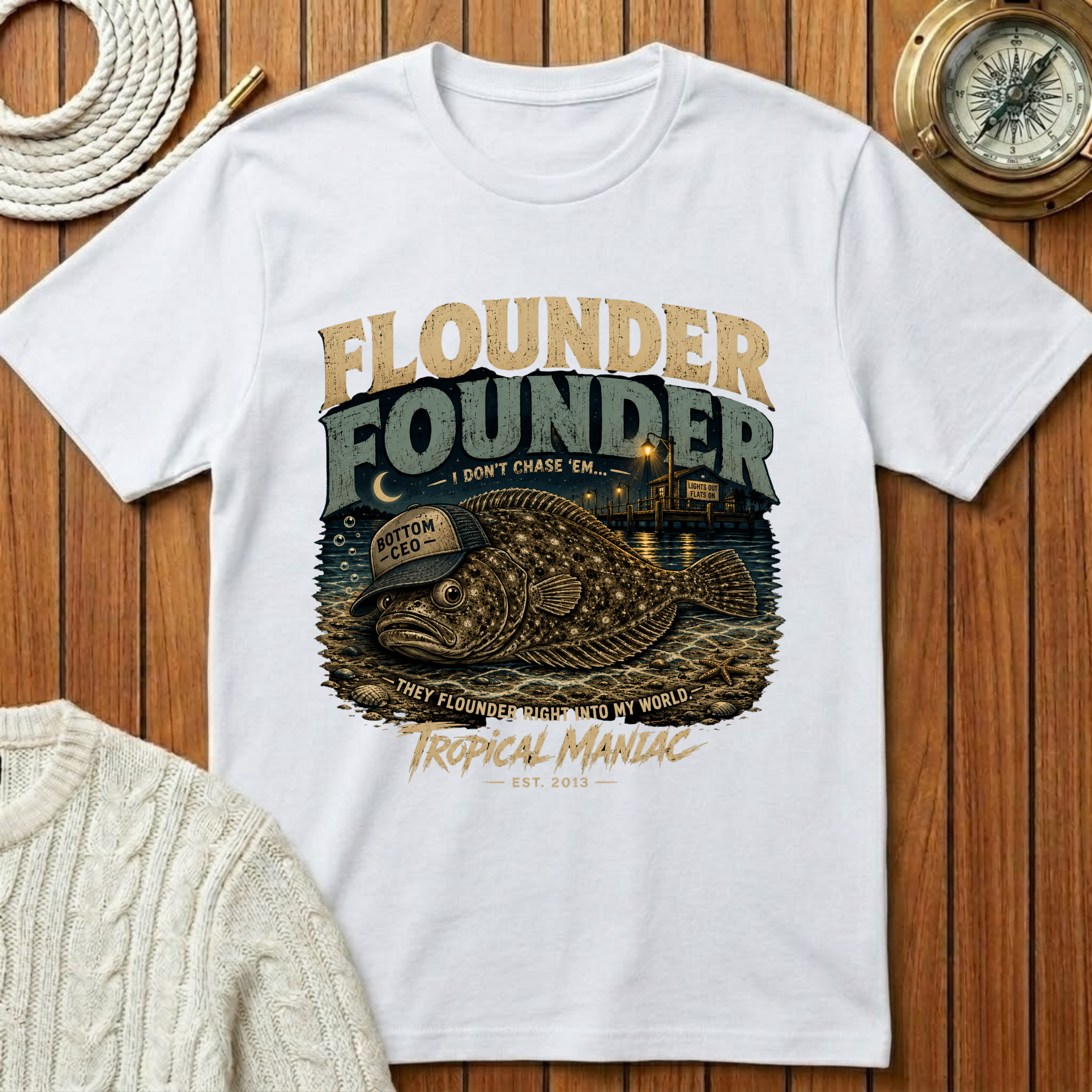 Flounder Founder T-Shirt