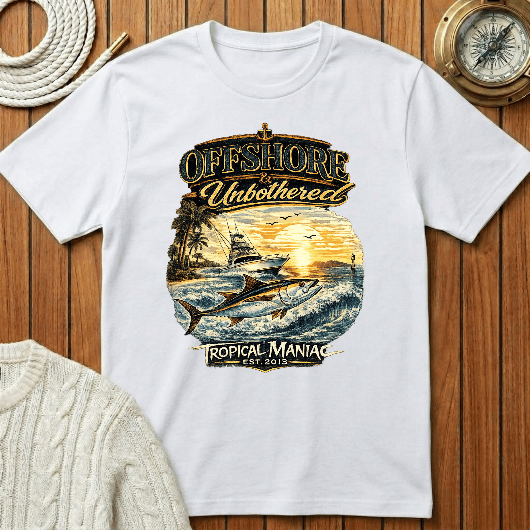 Offshore and Unbothered T-shirt