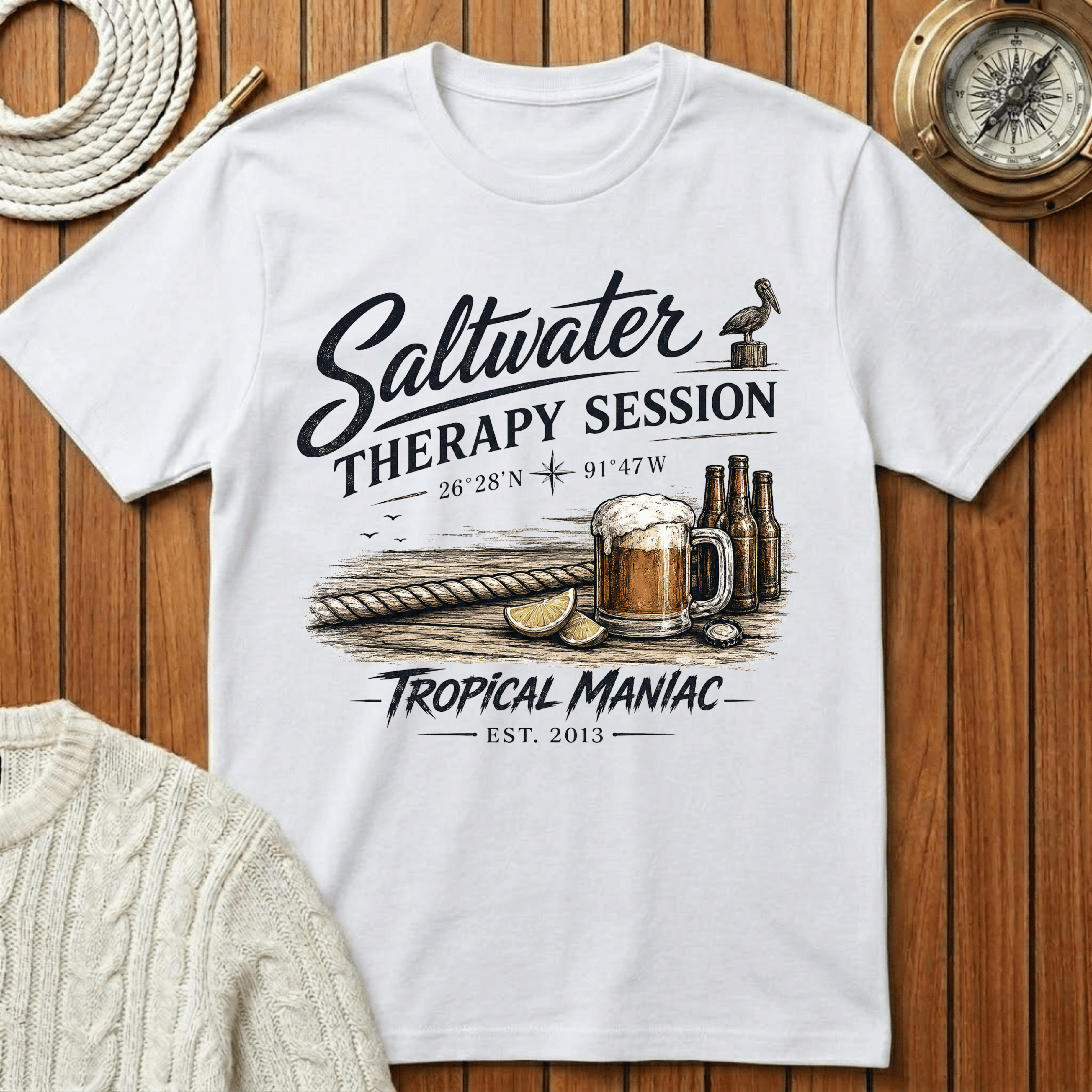Saltwater Therapy Session T-Shirt