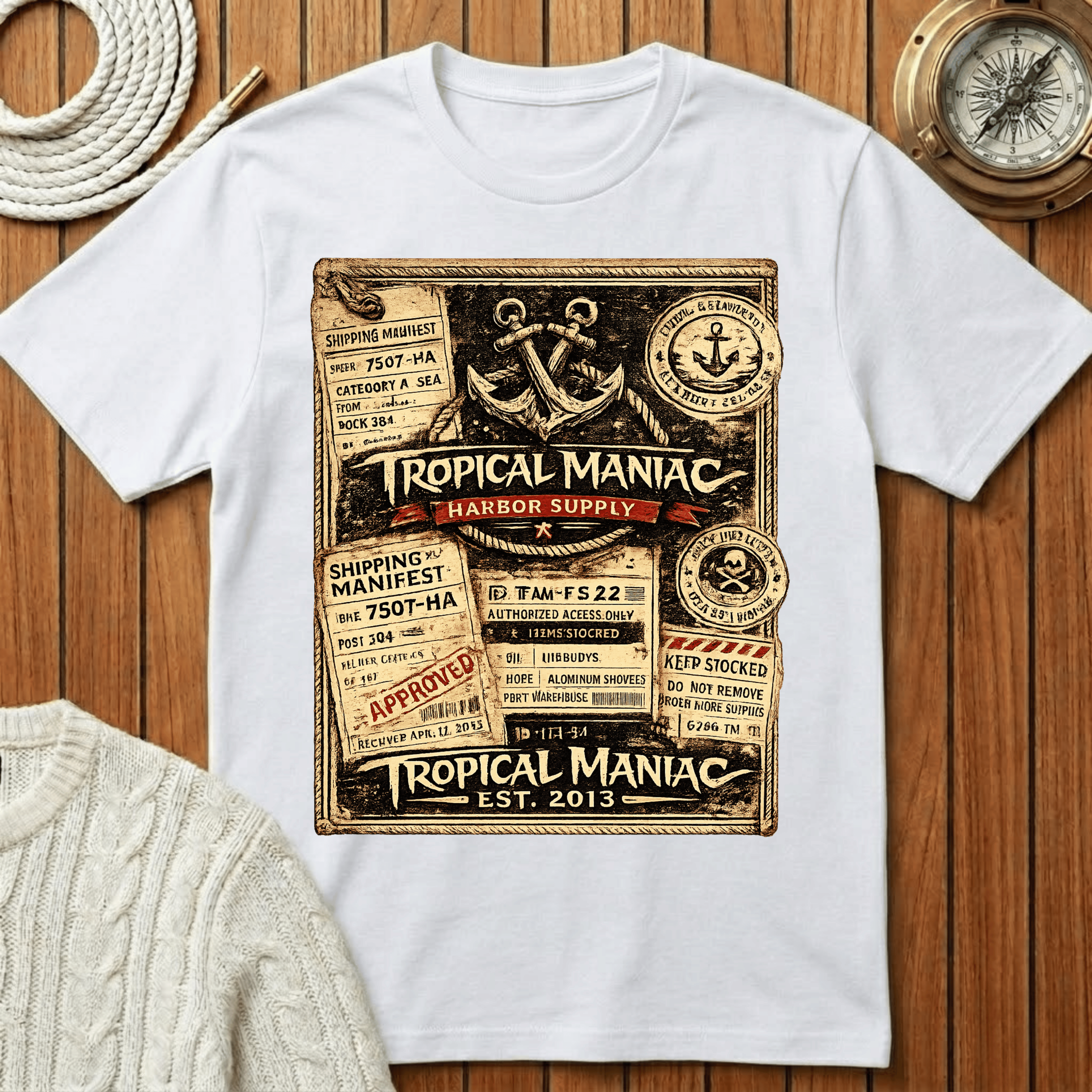 Tropical Maniac Harbor Supply T-Shirt
