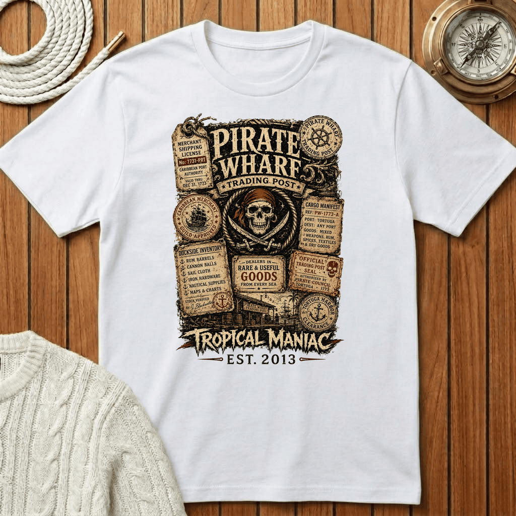 Pirate Wharf Trading Post T-Shirt