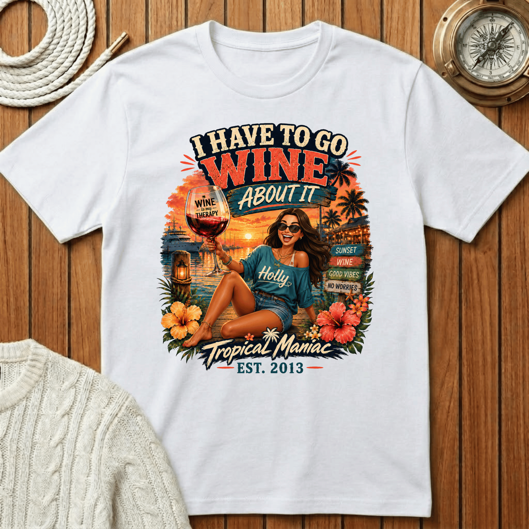 I Have To Go Wine About It T‑Shirt