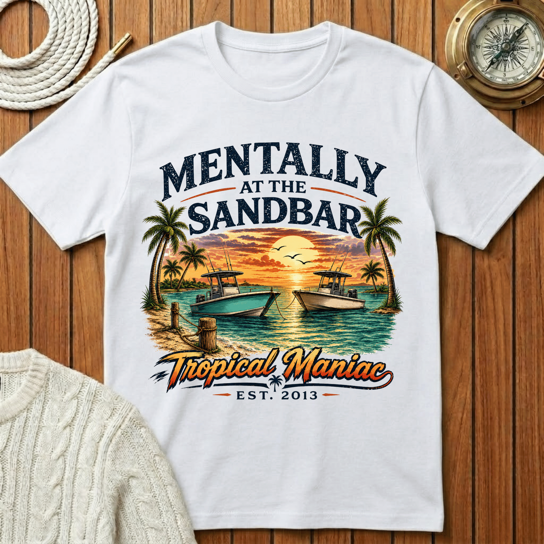 Mentally at the Sandbar T-Shirt