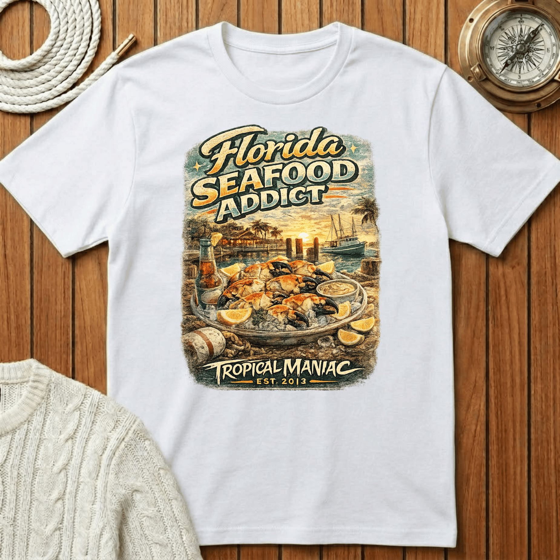 Florida Seafood Addict T-Shirt