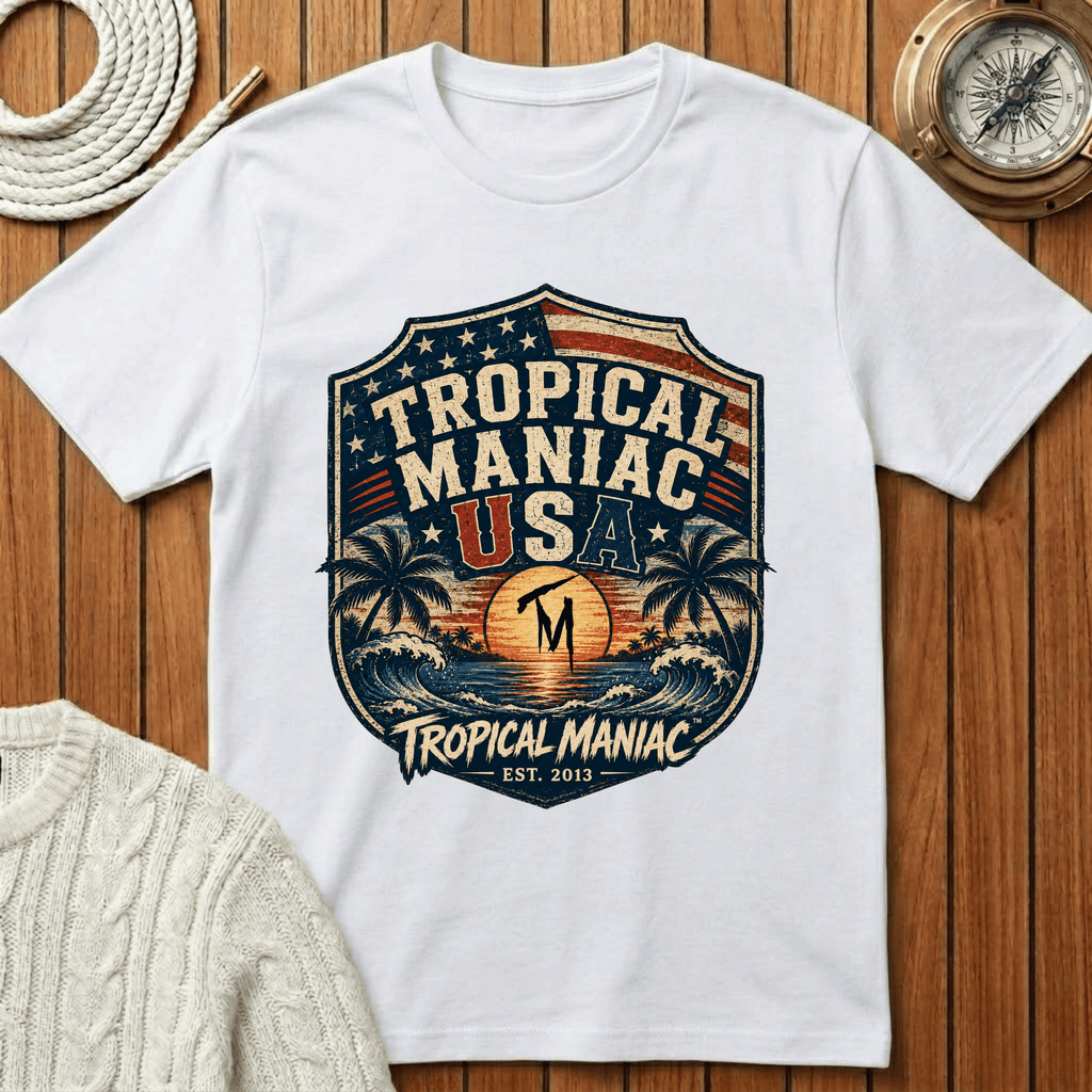 Tropical Maniac USA T-Shirt