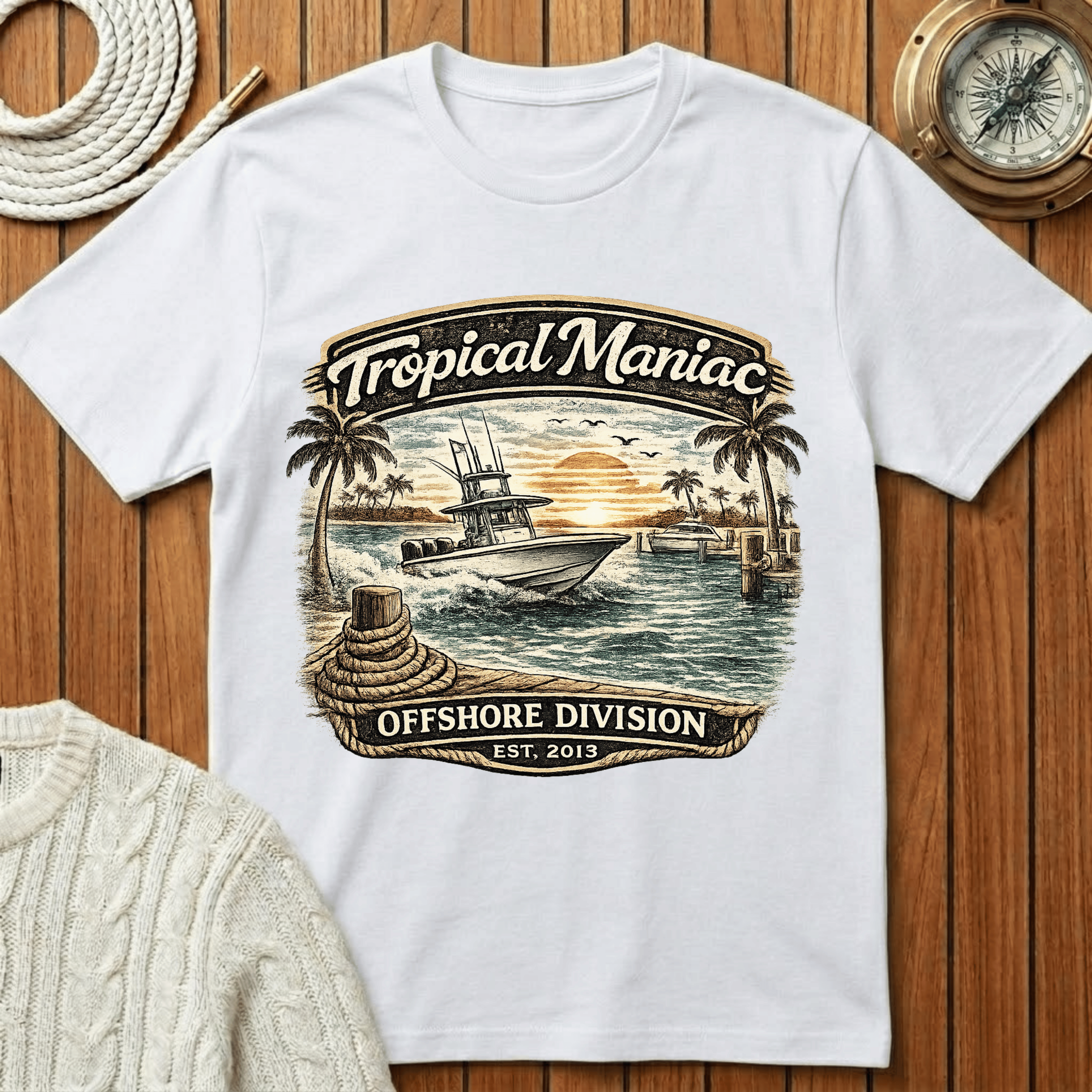 Tropical Maniac Offshore Division T-Shirt