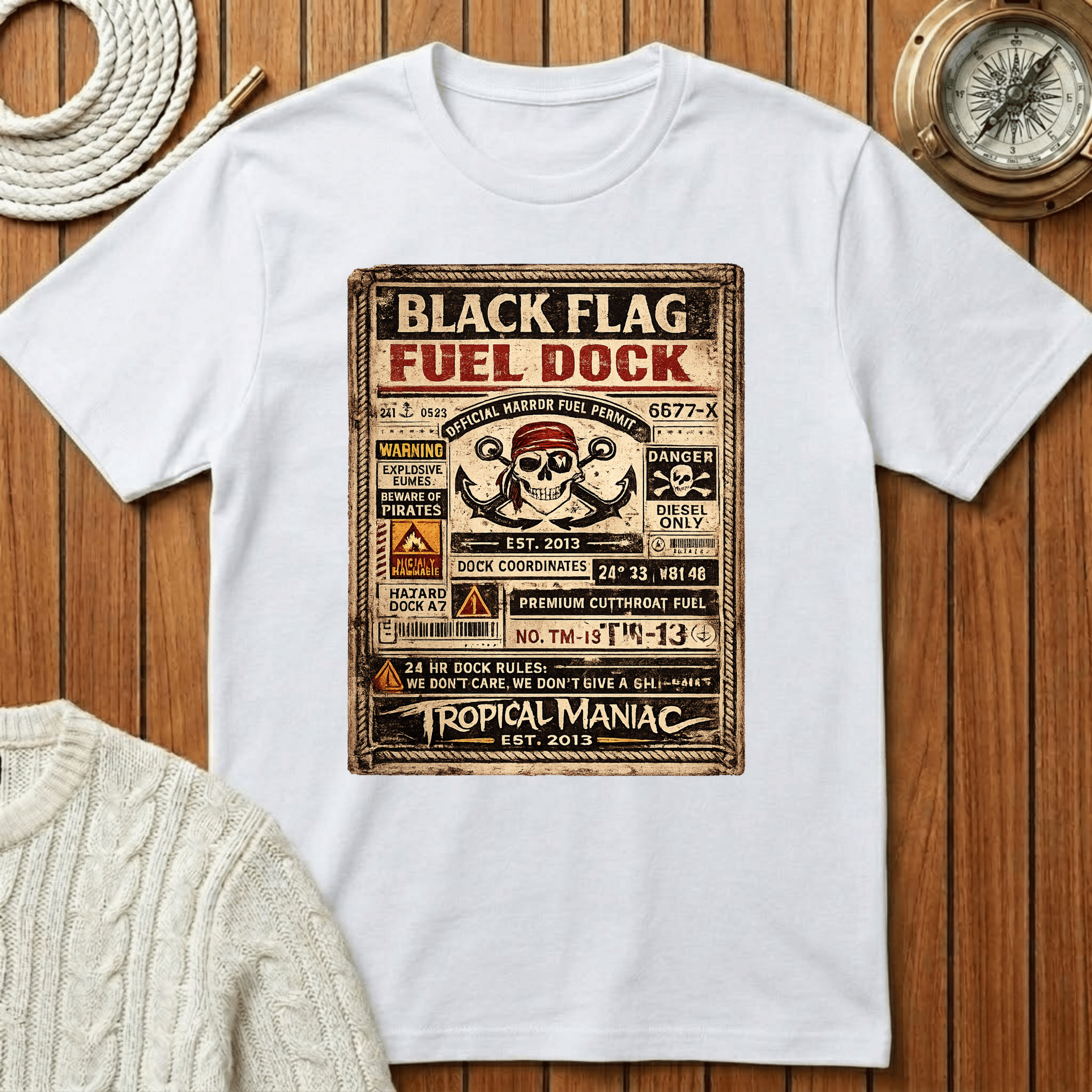 Black Flag Fuel Dock T-Shirt
