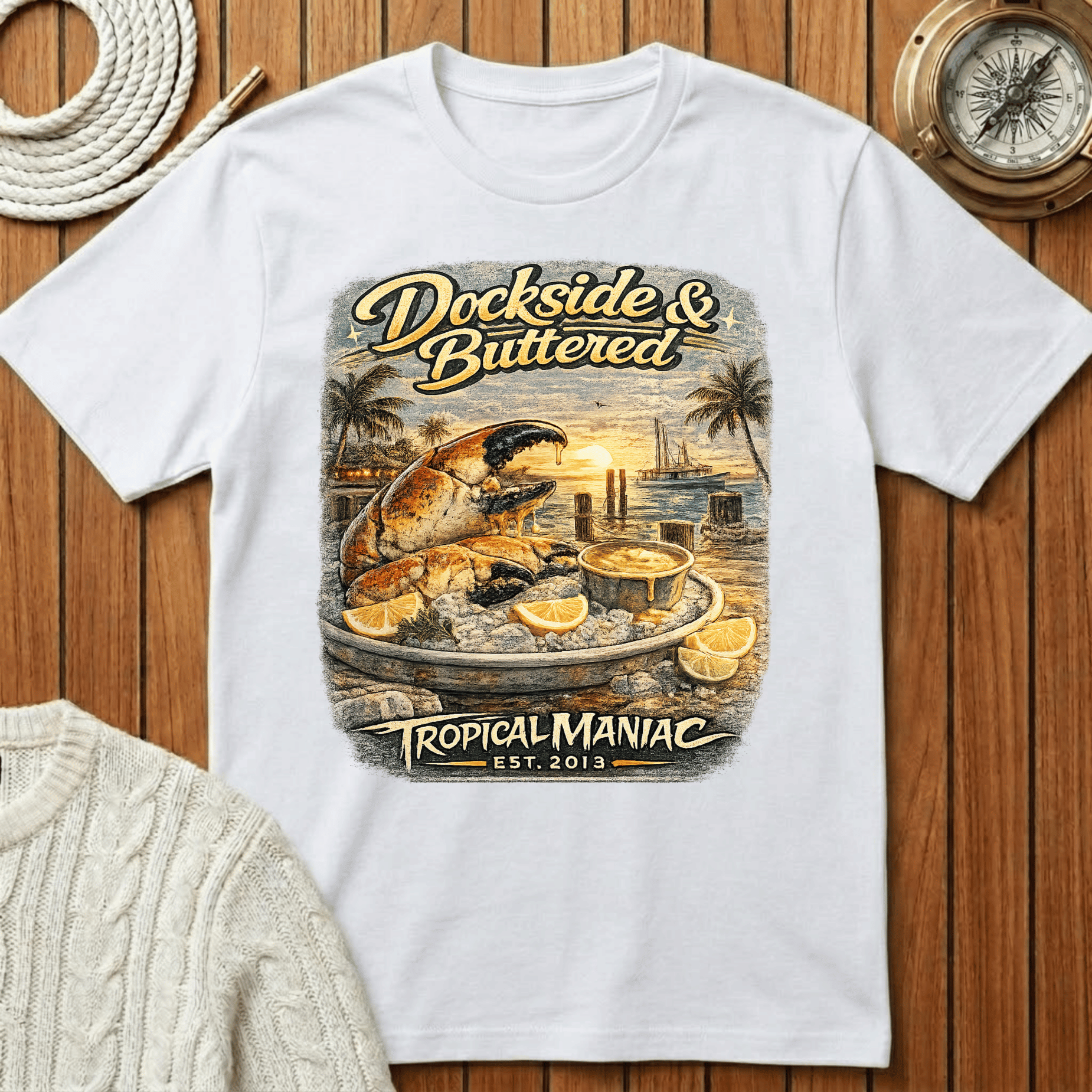 Dockside & Buttered Crab T-Shirt