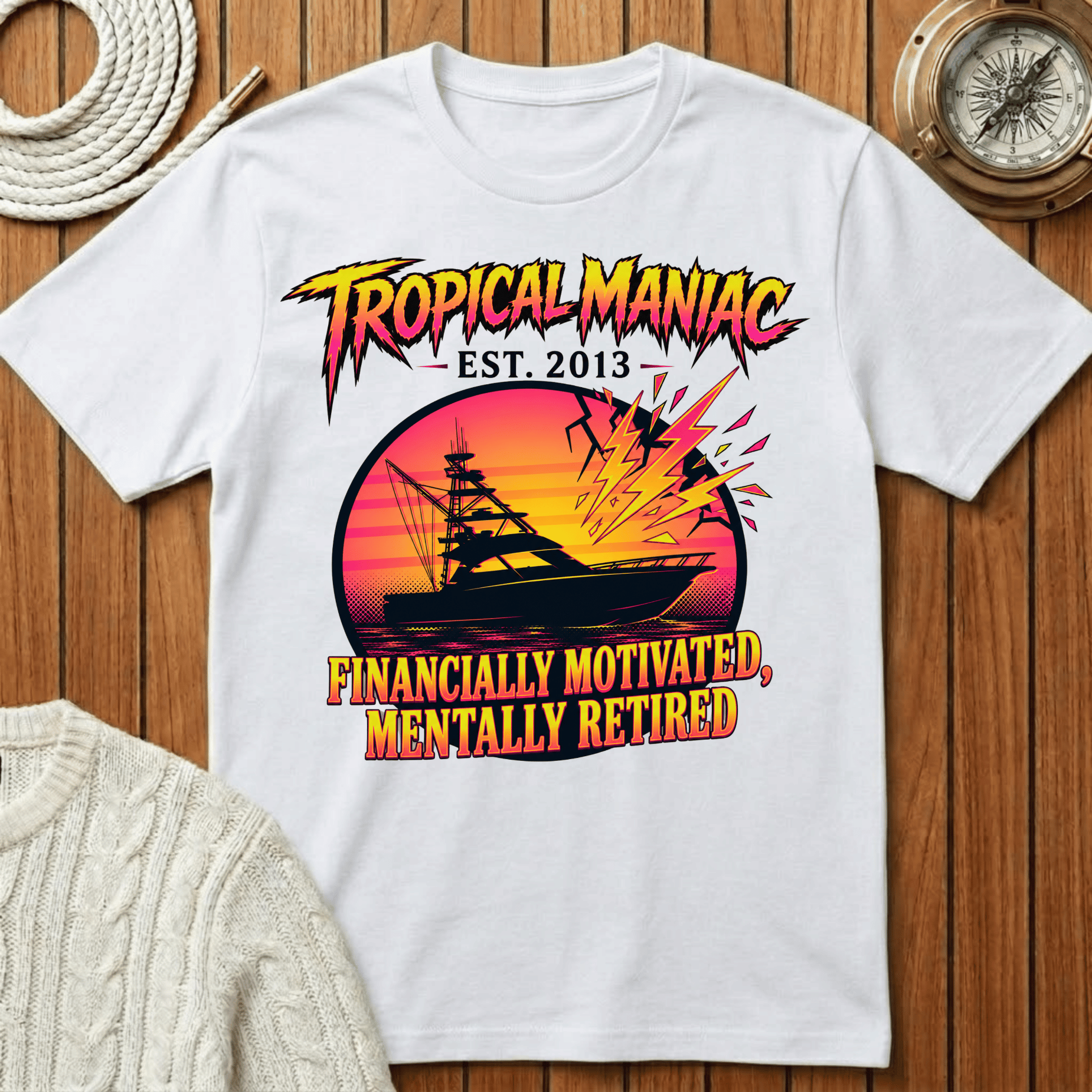 Financially Motivated Mentally Retired T-Shirt