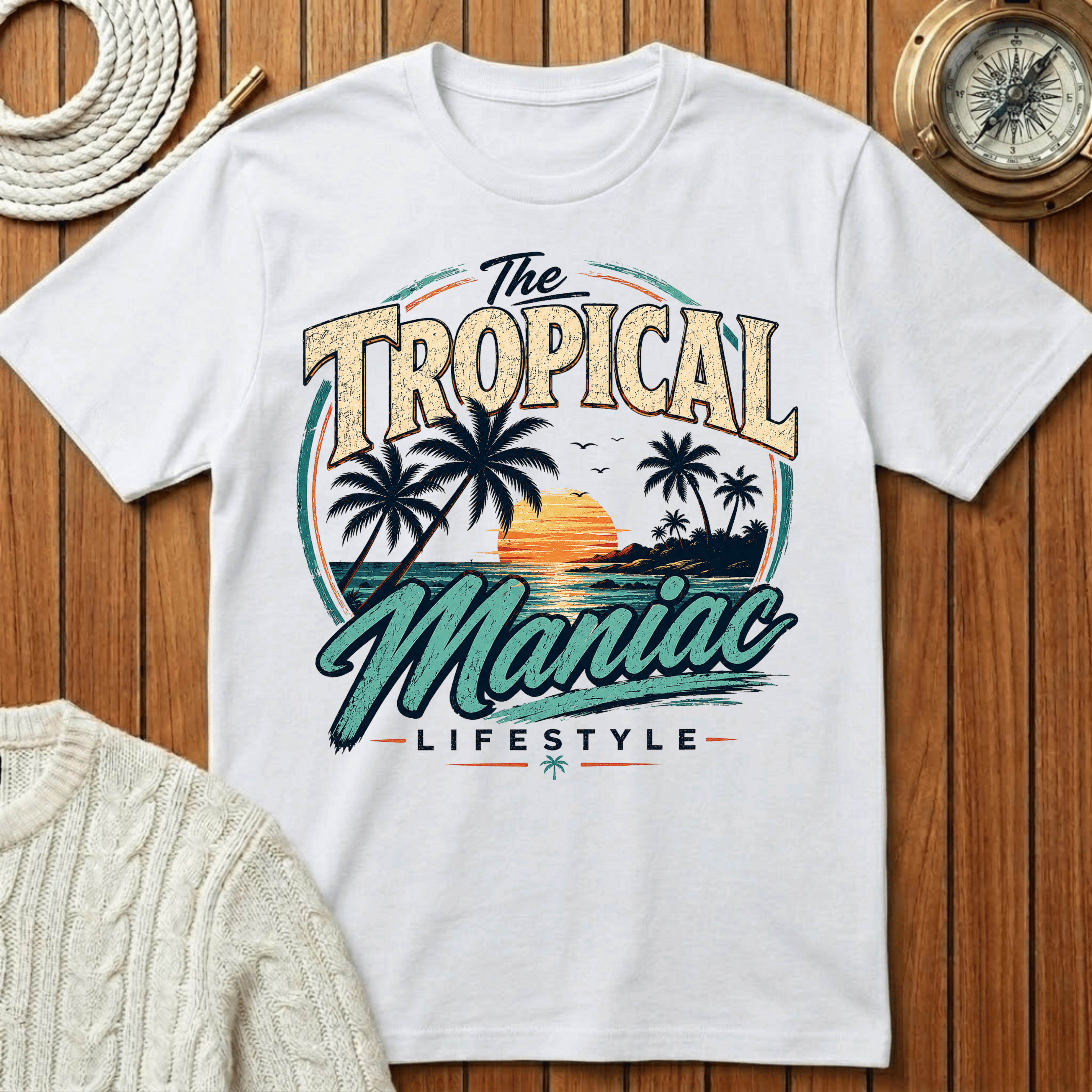 Tropical Maniac Lifestyle T-Shirt