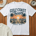 Gulf Coast Therapy T-Shirt — Sunset Palm Beach Tee