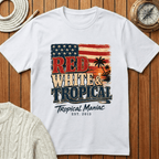 Red, White & Tropical T-Shirt