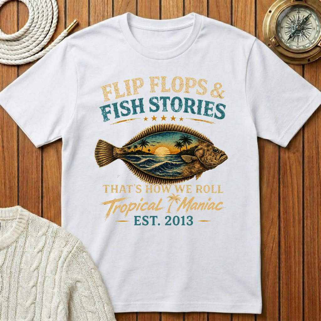 Flip Flops & Fish Stories T-Shirt