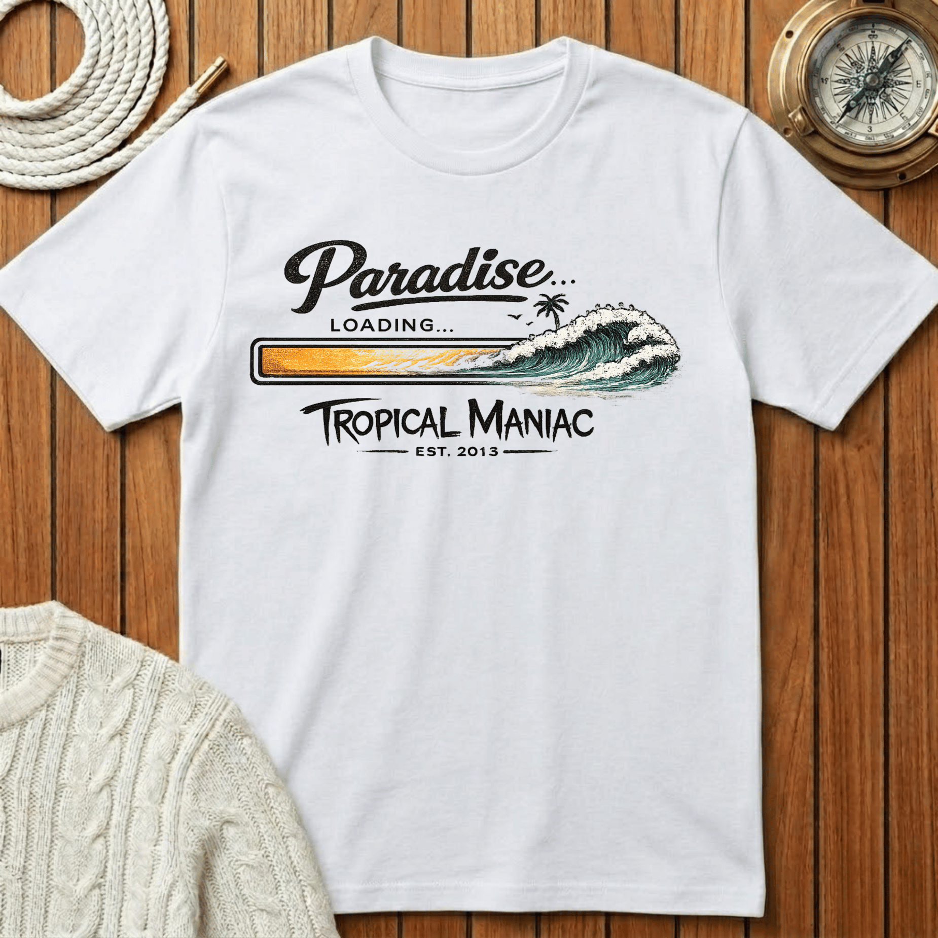 Paradise Loading Tropical Maniac T-Shirt
