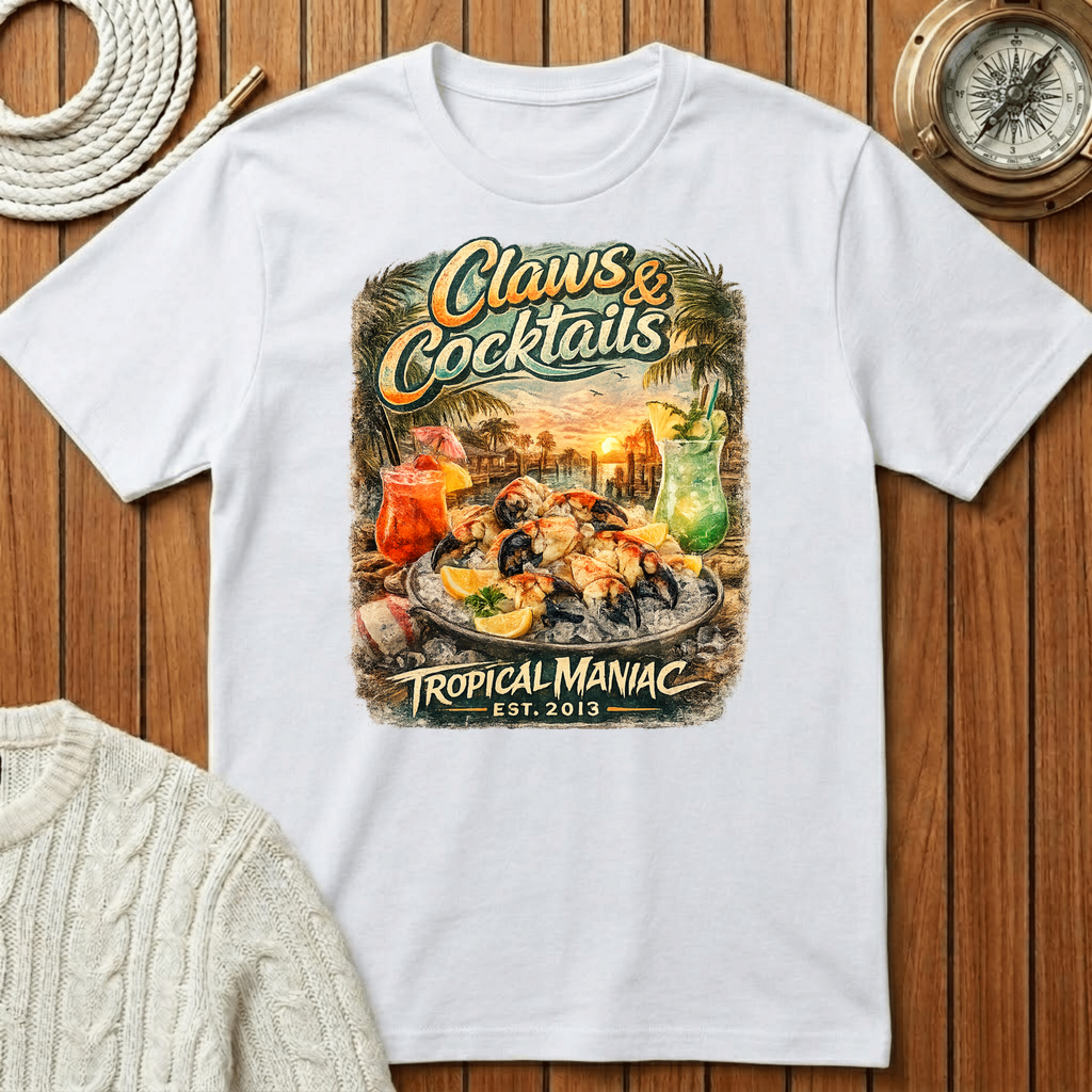 Claws & Cocktails Tropical T-Shirt
