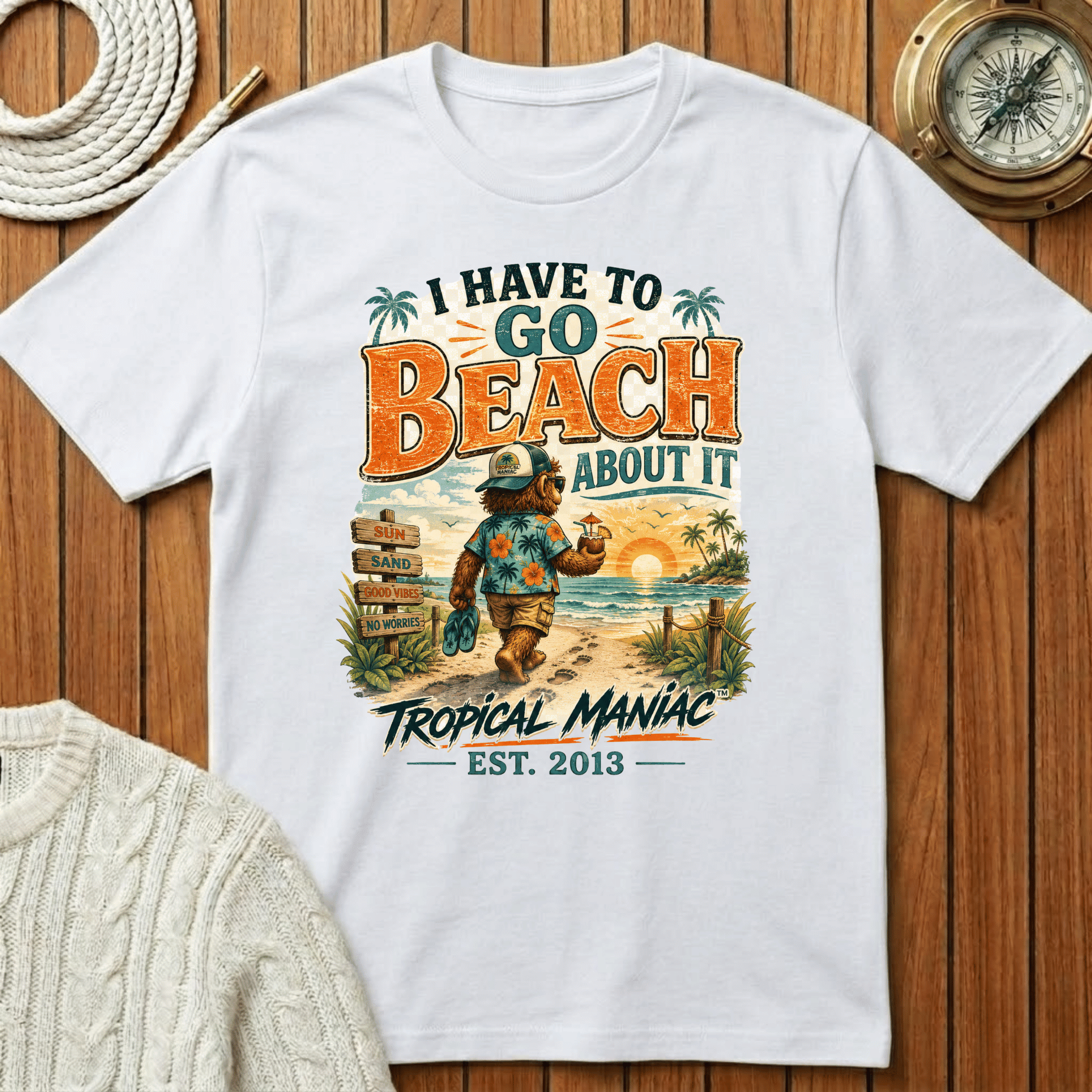 I Have To Go Beach About It T-Shirt