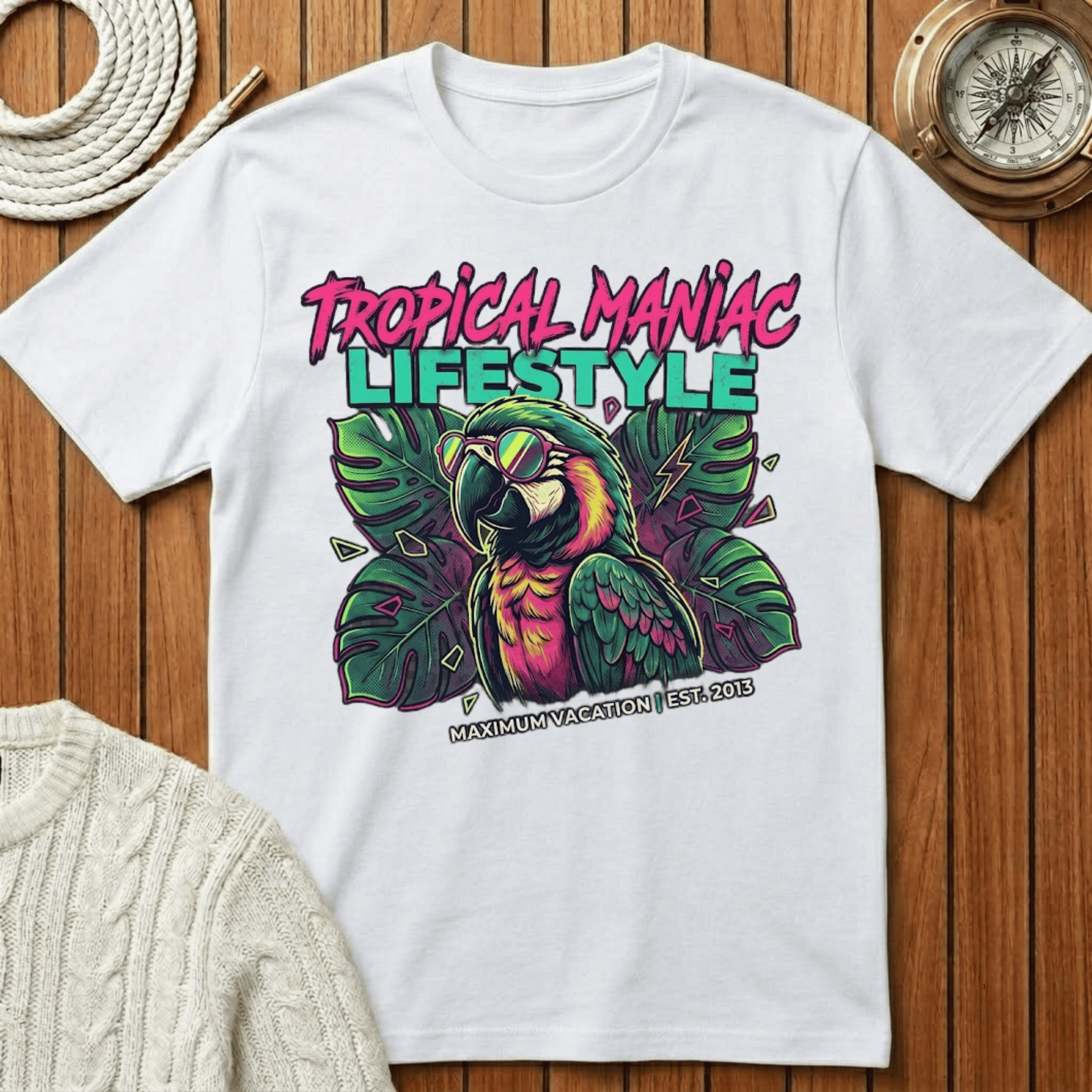 Tropical Maniac Lifestyle T-Shirt
