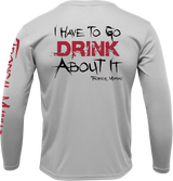 Tropical Maniac "Drink About It" Long Sleeve Performance Crewneck