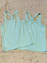 Girls Vintage Knotted Tank Mint