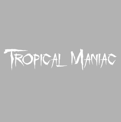 Tropical Maniac 12" Letter Decal