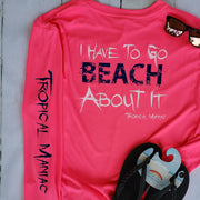Ladies "Beach About It" Long Sleeve Performance V-Neck Tee